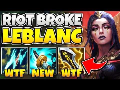 RIOT BROKE LEBLANC FOR SEASON 16! STORMSURGE CRIT BUILD IS BACK!