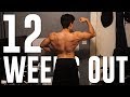 12 WEEKS OUT - PHYSIQUE UPDATE - FLEXING & POSING - 19 YEARS OLD