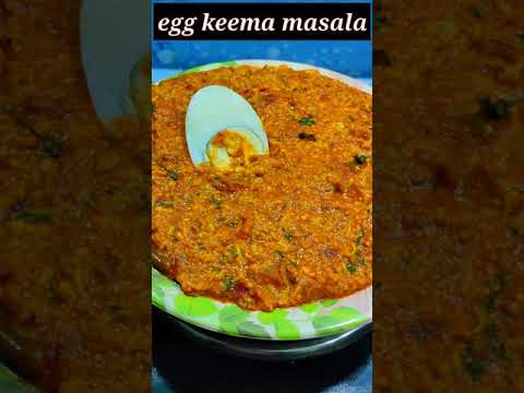 Egg Keema Masala | Egg Recipe #shorts #shortsvideos