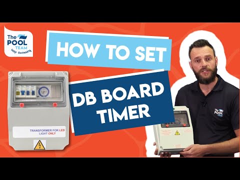 How to set a DB Box Timer | Setting a swimming pool timer