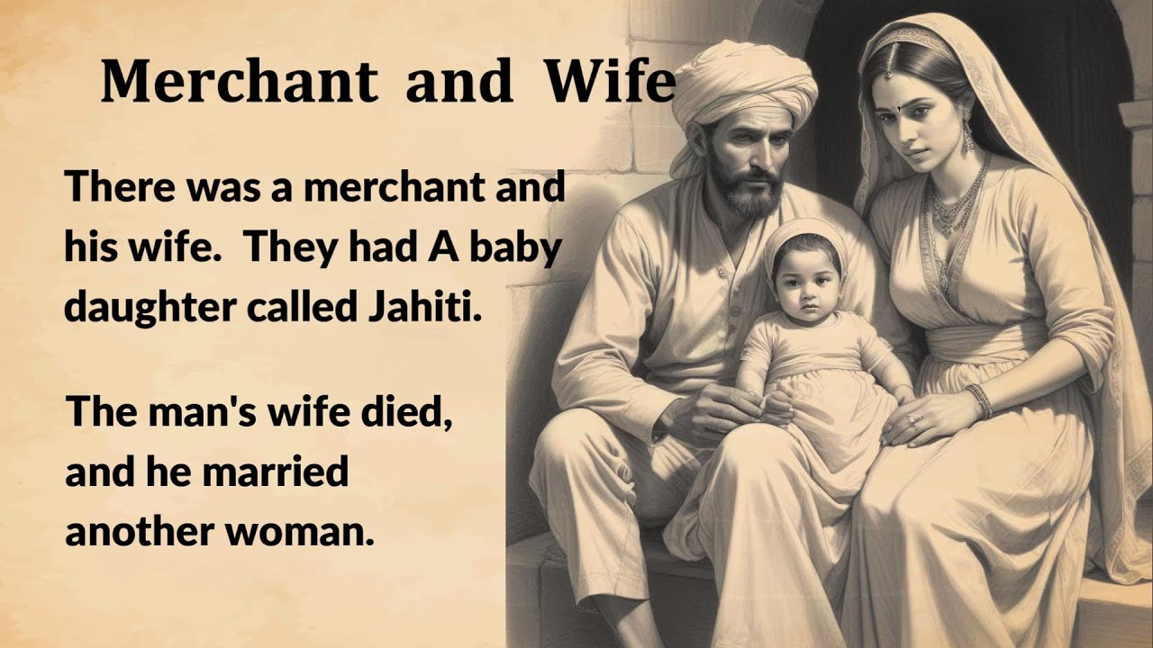 Learn English through Story Level 1 | Merchant and Wife - english story with subtitles