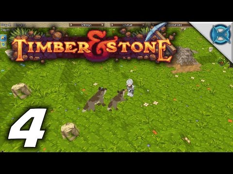 Timber and Stone -Ep. 4- Wolf Battle -Gameplay Let's Play- (S1)