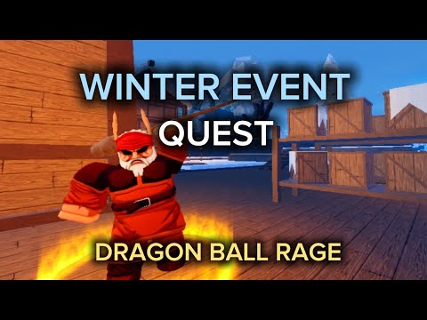 I COMPLETED THE WINTER EVENT QUEST | DRAGON BALL RAGE #dragonballrage #roblox #popular #viral 