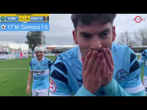 📺| Resumen a pie de campo del CD Coria 2-0 Getafe CF “B”