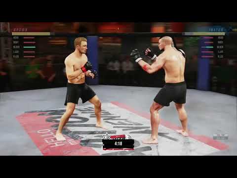 You cannot win the first fight in ufc 4 career mode