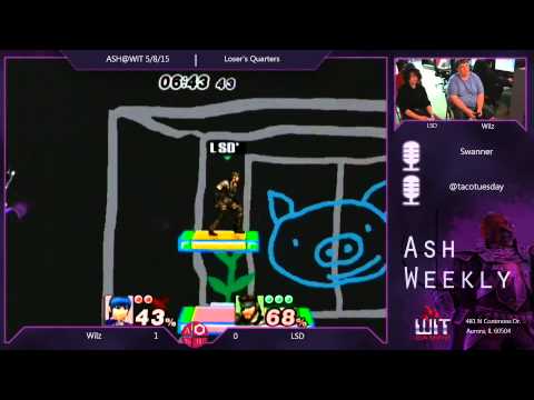 PM Loser's Quarters ASH@WIT 5/8/15 - Wilz (Marth) vs LSD (Snake)