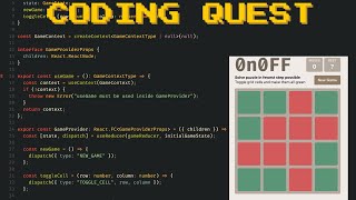 0n0FF: A Flipping Puzzle in React