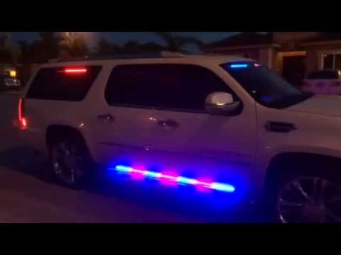 HG2 Emergency Lighting | Cadillac Escalade with Full HG2 Emergency Lighting Police Package