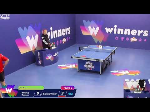 WINners CUP table 2  16.10 Boklag Roman - Ziakun Viktor 22:45