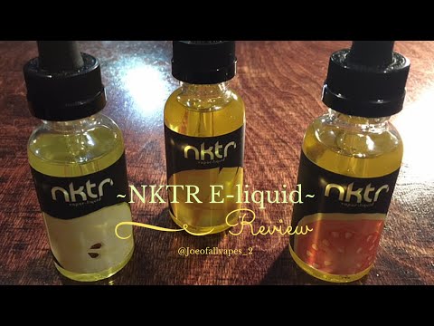 NKTR E-juice review! Jan 2016-Joe of all vapes!