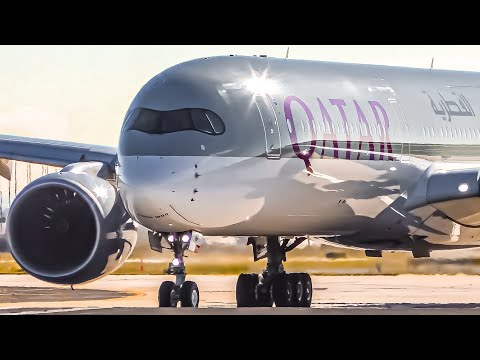 20 HEAVY LANDINGS & TAKEOFFS | Australian Open Charter Flights | Melbourne Airport Plane Spotting