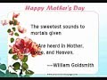 Happy Mothers Day Quotes - YouTube