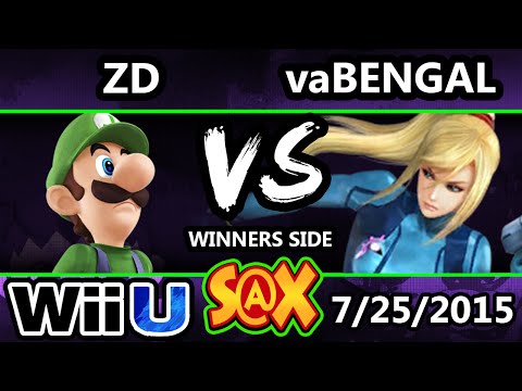 S@X Monthly - ZD (Luigi) Vs. sN | VABengal (ZSS) SSB4 Tournament - Smash Wii U - Smash 4