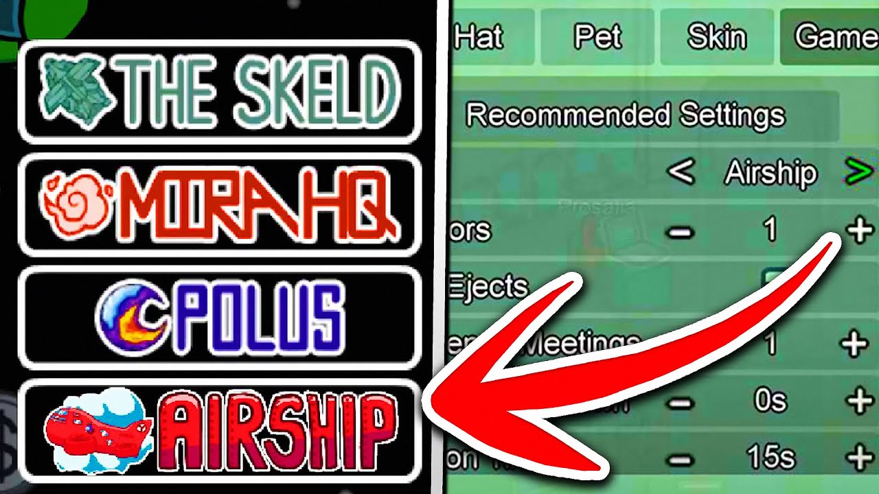 SECRET BUTTON to PLAY AIRSHIP MAP in AMONG US! (iOS/ANDROID/PC/SWITCH)