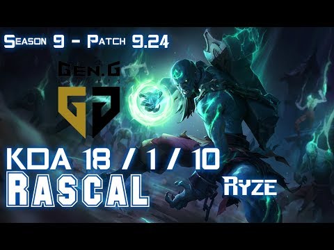 Gen Rascal RYZE vs Doinb DIANA Top - Patch 9.24 KR Ranked