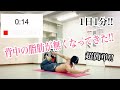 【1日1分1動画!!】33日目!!背中の脂肪激減!!脂肪がつまめなくなる!!