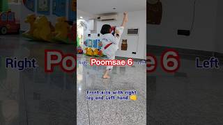 Poomsae 6 #taekwondo #poomsae #taekwondotraining #ekmtaekwondoacademy #viral #shorts #short