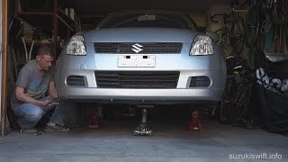 Replacing the control arms in a Suzuki Swift (2004-2010)