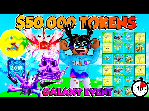 SPENDING $50,000 TOKENS in 10 Minutes Clicker Simulator *GALAXY EVENT* Secret Multiversal Ascendancy
