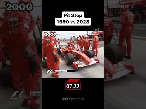 Pit Stop in 1990 vs 2023