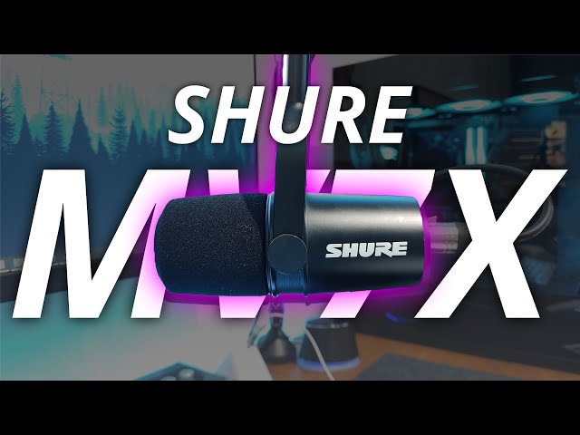 Vídeo relacionado con Shure MV7X XLR Podcast Microphone - Pro Dynamic Mic para podcasting y grabación Vocal, Todas Las construcciones de Metal y micrófono Compatible - Negro