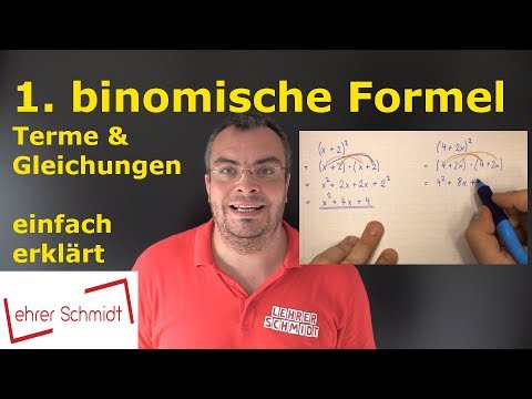 1. binomische Formel - einfach erklärt mit Beispielen | Mathematik | Lehrerschmidt