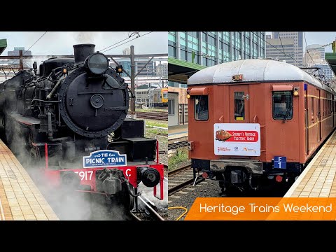 Sydney Trains Vlog 1814: Heritage Trains Weekend