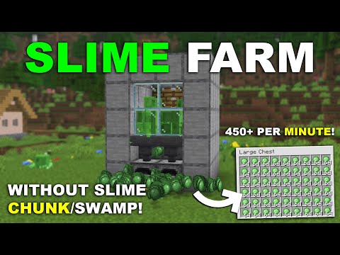 Easy Slime Farm Tutorial for Minecraft 1.21 Bedrock - Simple!