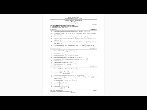 Solving the 2025 Baccalaureate subject - Natural Sciences