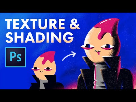 Texture Shading in Photoshop Illustration Tutorial