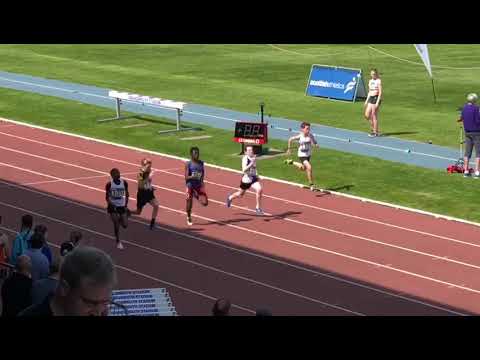 East dist U13 boys 100m final A Alouka