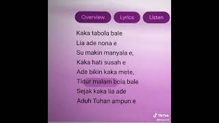 Download lagu tabola bale. x. calon mantu idaman mp3