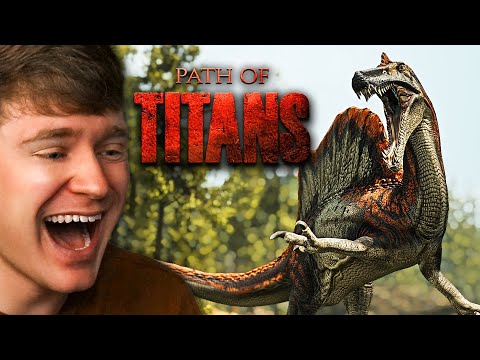 FIRST TIME Playing PATH OF TITANS!