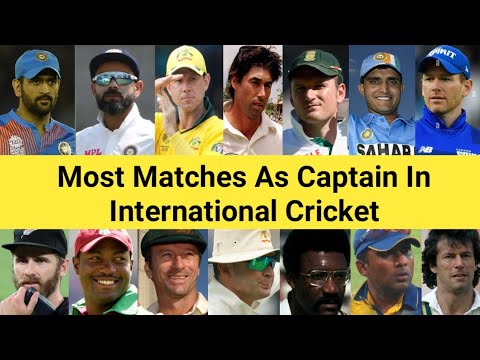 Most Matches As Captain In International Cricket 🏏 Top 25 Captain 🔥 #shorts #msdhoni #viratkohli