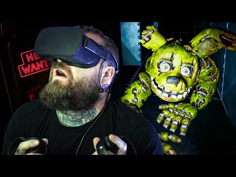 FNAF in VR is actually really scary