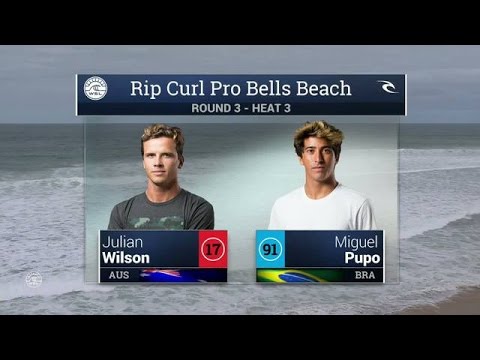 2016 Rip Curl Pro Bells Beach: Round 3, Heat 3 Vide