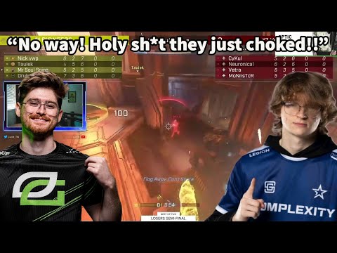 OpTic Lucid Reacts To KCP Choking The Flag Cap Against Complexity!!
