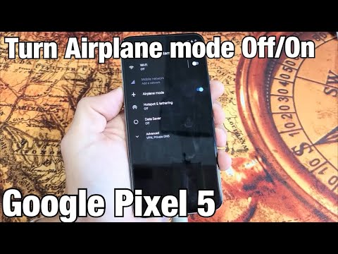 Pixel 5: How to Turn AirPlane Mode Off/On