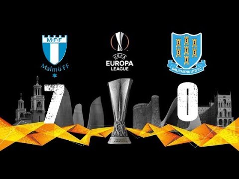 Malmo FF vs Ballymena United 7-0 Highlights UEFA Europa League Qualification