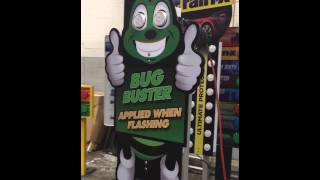 DIE CUT PREP AREA ASSEMBLY WITH LED PUCK FLASHING EYES Video