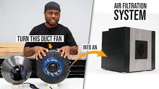 How to make a wood shop AIR filtration system