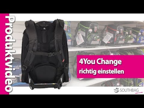 4YOU Schulrucksack Change - richtig am Rücken einstellen