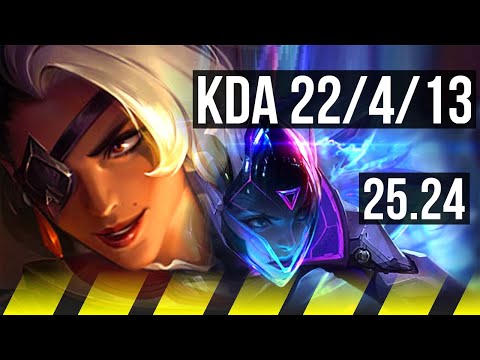 SAMIRA & Nautilus vs VAYNE & Leona (ADC) | Good KDA: 22/4/13 | EUW Master | 25.24