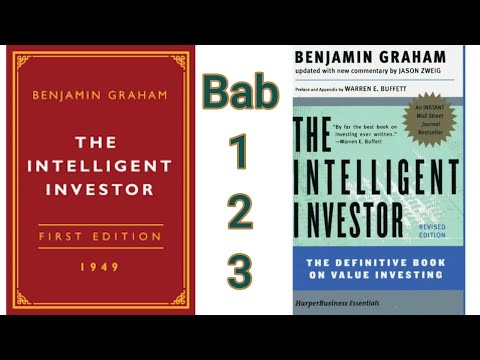 Intelligent Investor, Bab 1 2 3, Benjamin Graham