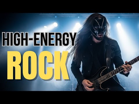 1 Hour+ High Energy Rock Guitar Mix ⚡ Focus, Work & Gaming (No Vocals)