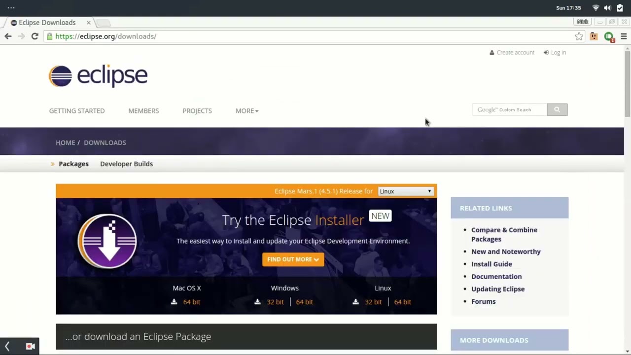 Choosing an integrated development environment IDE.