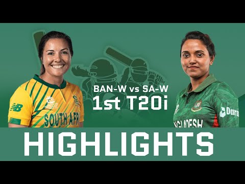 Bangladesh women's vs South Africa  women's 1st t20 highlights 2023