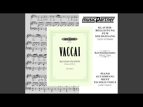 Metodo pratico de canto (Piano Accompaniment for Low Voice) , Lesson 8: No. 12, The Acciaccatura
