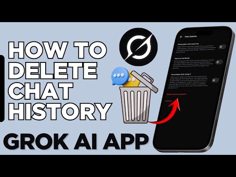 Come eliminare la cronologia chat sull'app Grok AI!