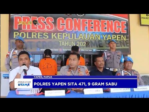 POLRES YAPEN GELAR KONPERS KASUS PENCURIAN &amp; NARKOBA